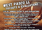Junior Tryouts & AAA Evals